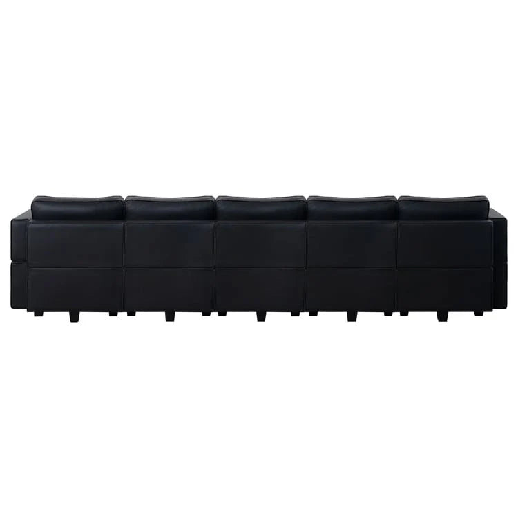 Convertible DIY Modular Sleeper Sectional Sofa Collection with Storage Seats - Perfect for Your Living Room 12