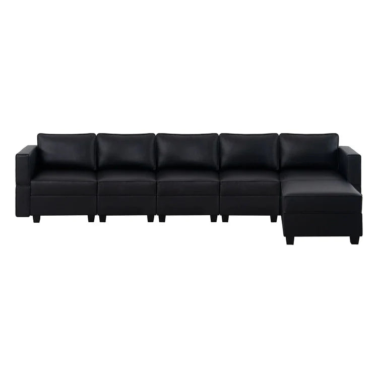 Convertible DIY Modular Sleeper Sectional Sofa Collection with Storage Seats - Perfect for Your Living Room 21