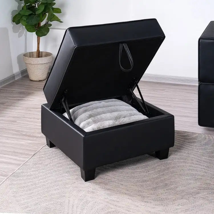 Convertible DIY Modular Sleeper Sectional Sofa Collection with Storage Seats - Perfect for Your Living Room 25