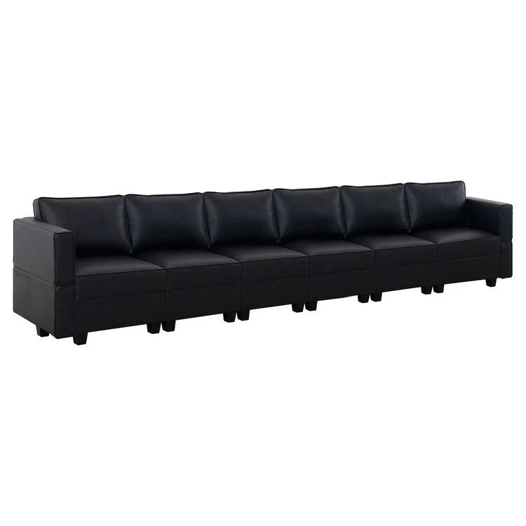 Convertible DIY Modular Sleeper Sectional Sofa Collection with Storage Seats - Perfect for Your Living Room 29
