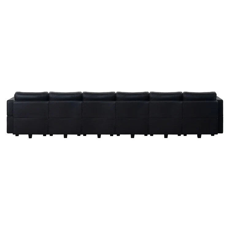Convertible DIY Modular Sleeper Sectional Sofa Collection with Storage Seats - Perfect for Your Living Room 30