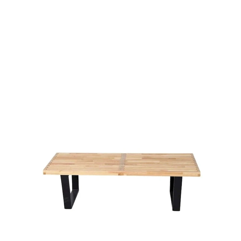 Nelson Wood Slate Bench - 48" Length, 14.5" Height, 18.5" Depth 8