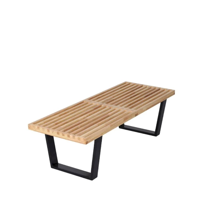 Nelson Wood Slate Bench - 48" Length, 14.5" Height, 18.5" Depth 3