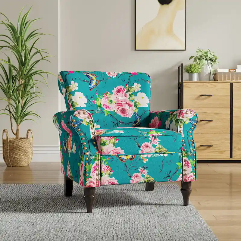 Nailhead Trimmed Living Room Armchair - Dimensions: 29.9W x 29.9H x 32.9D 15