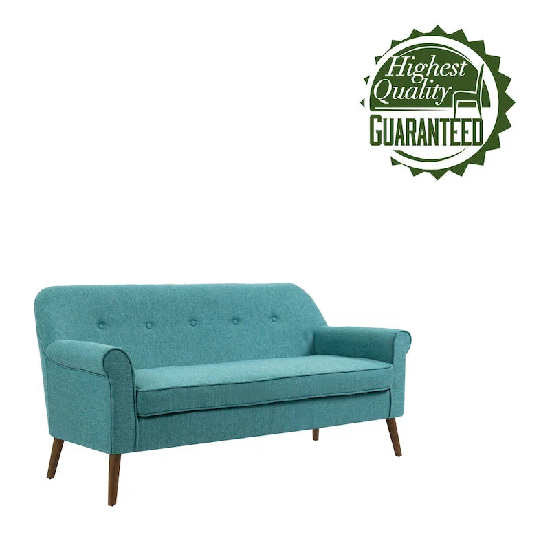 Porthos Home Ruth Small Fabric Loveseat Sofa with Rubberwood Frame 20