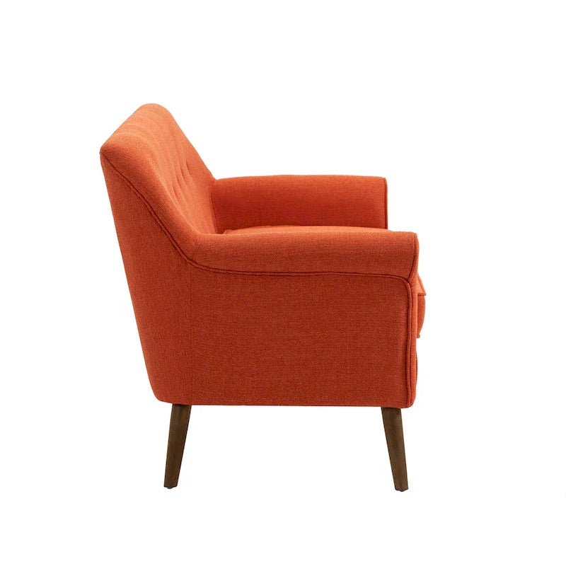 Porthos Home Ruth Small Fabric Loveseat Sofa with Rubberwood Frame 23