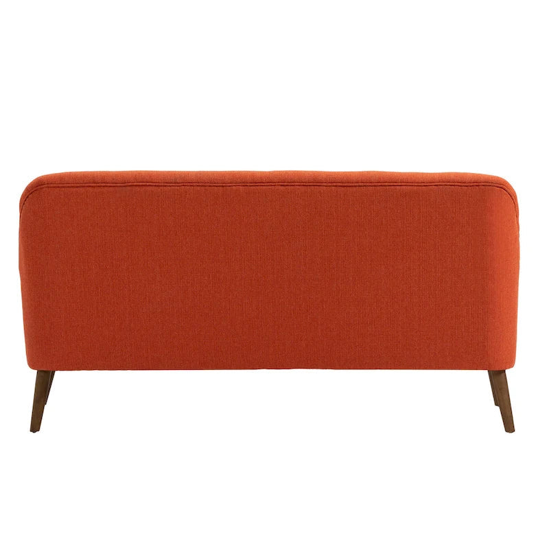 Porthos Home Ruth Small Fabric Loveseat Sofa with Rubberwood Frame 24