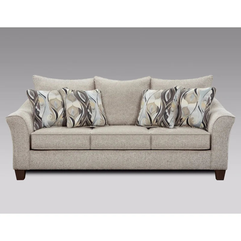 Roundhill Furniture Camero Upholstered Pillowback Sofa 1