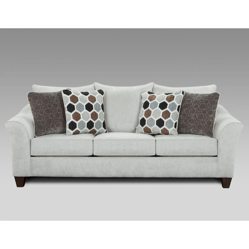 Roundhill Furniture Camero Upholstered Pillowback Sofa 10