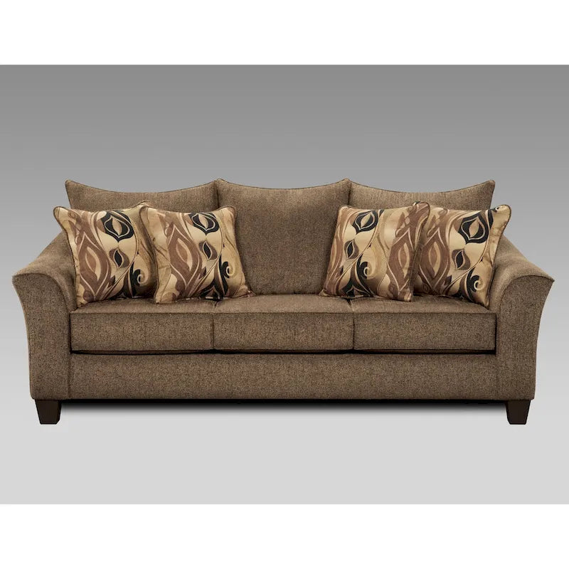 Roundhill Furniture Camero Upholstered Pillowback Sofa 11