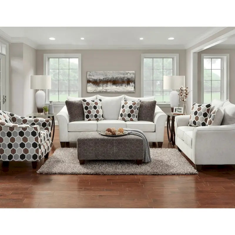 Roundhill Furniture Camero Upholstered Pillowback Sofa 12
