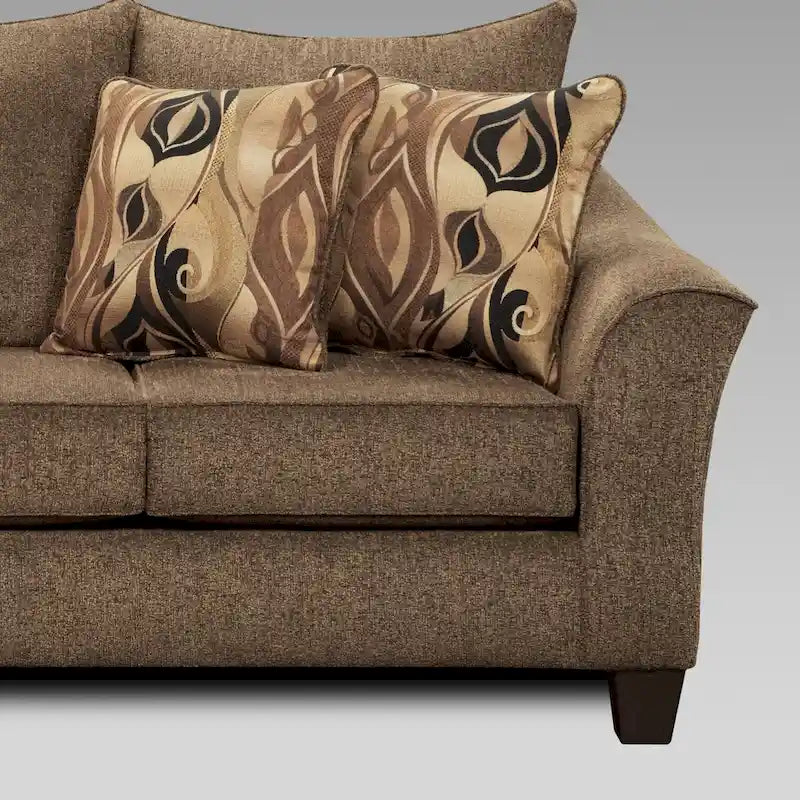 Roundhill Furniture Camero Upholstered Pillowback Sofa 13