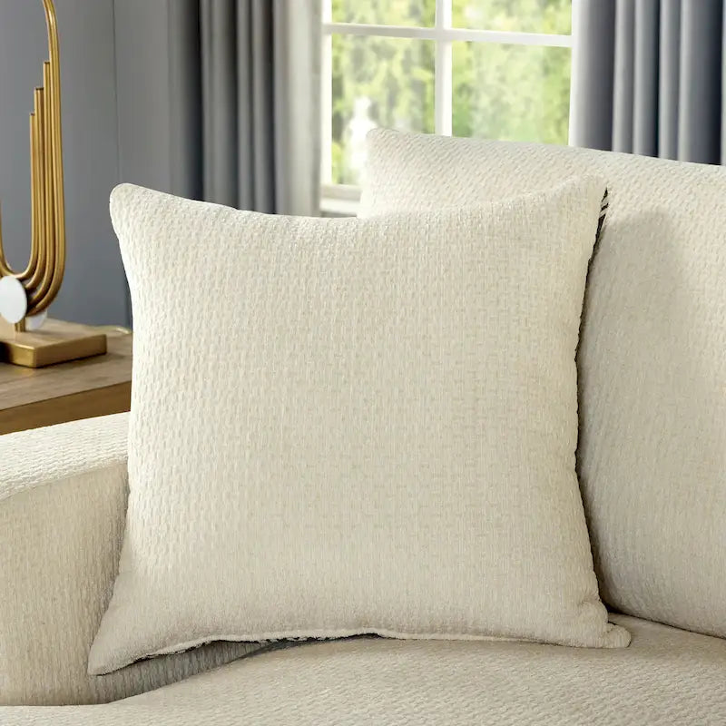 Furniture of America Kintra Modern Chenille Upholstered Large L-Shaped Sectional 7