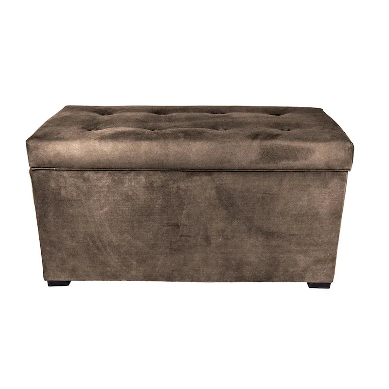 MJL Furniture Angela 8-Button Tufted Storage Bench with Trunk 3