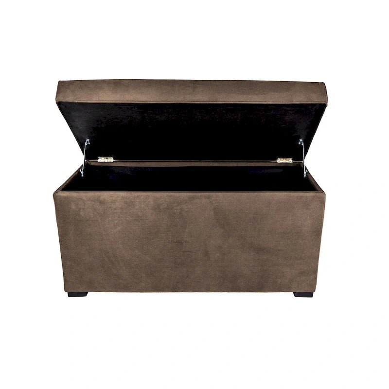 MJL Furniture Angela 8-Button Tufted Storage Bench with Trunk 11
