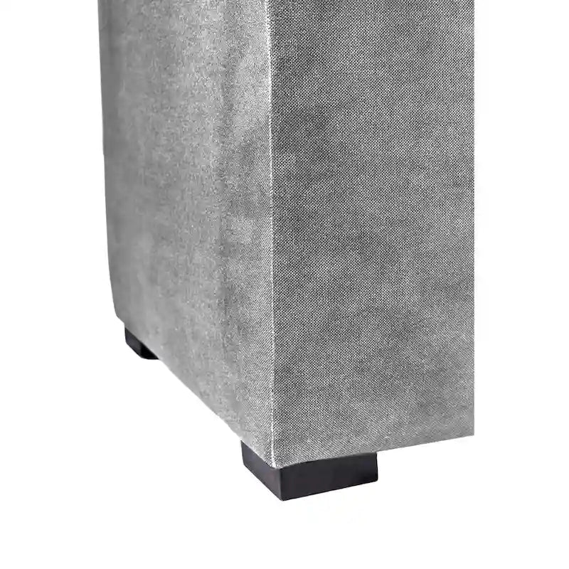 MJL Furniture Angela 8-Button Tufted Storage Bench with Trunk 16