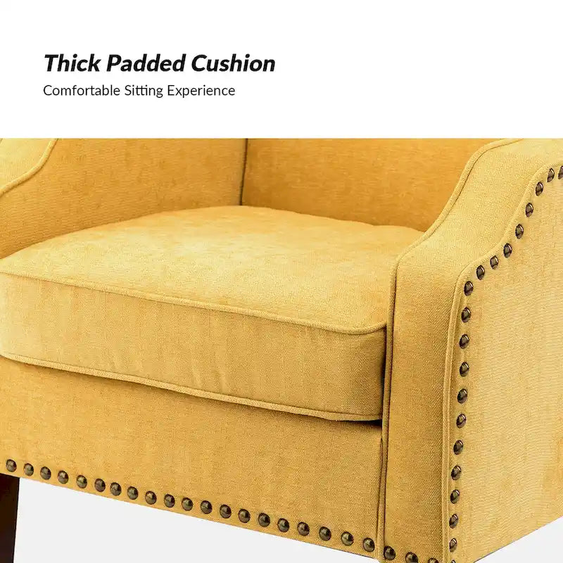 Set of 2 Lucretius Armchairs with Nailhead Trim by HULALA HOME 6