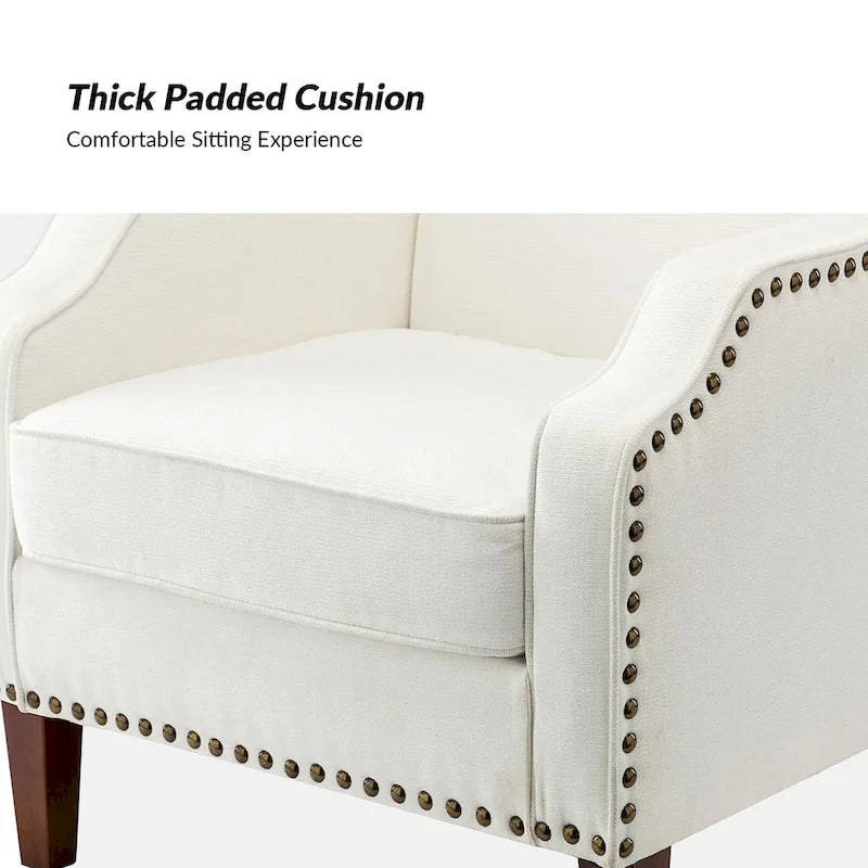Set of 2 Lucretius Armchairs with Nailhead Trim by HULALA HOME 12