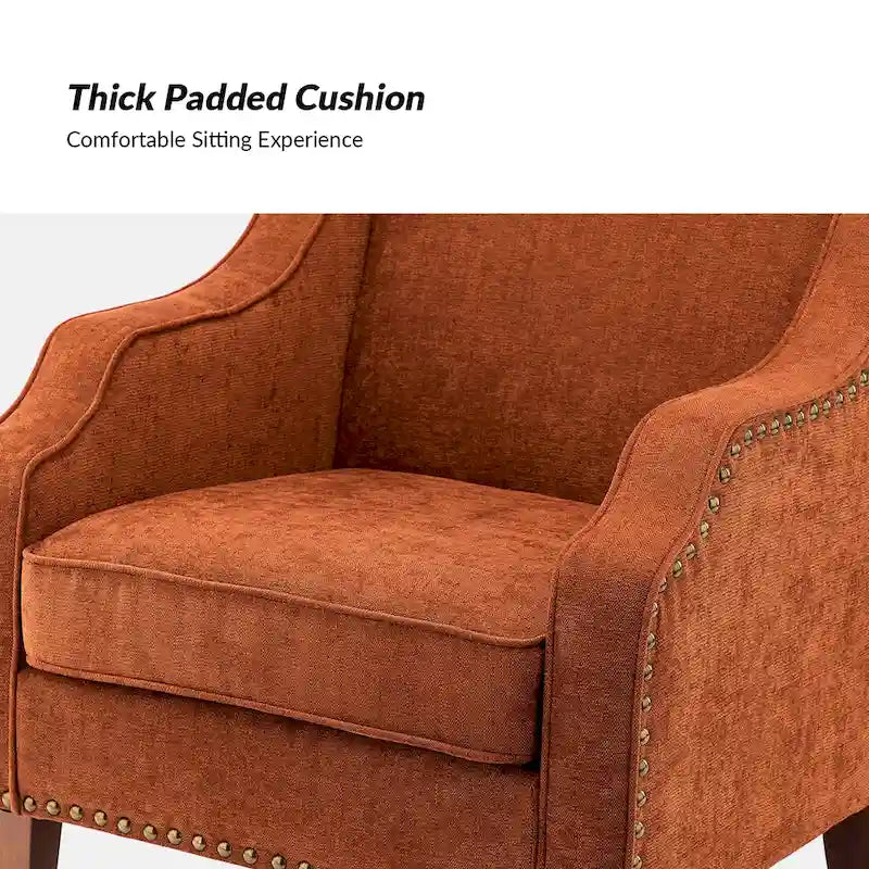 Set of 2 Lucretius Armchairs with Nailhead Trim by HULALA HOME 23