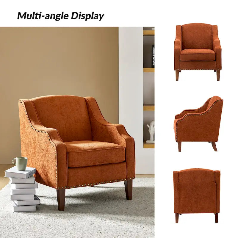 Set of 2 Lucretius Armchairs with Nailhead Trim by HULALA HOME 25