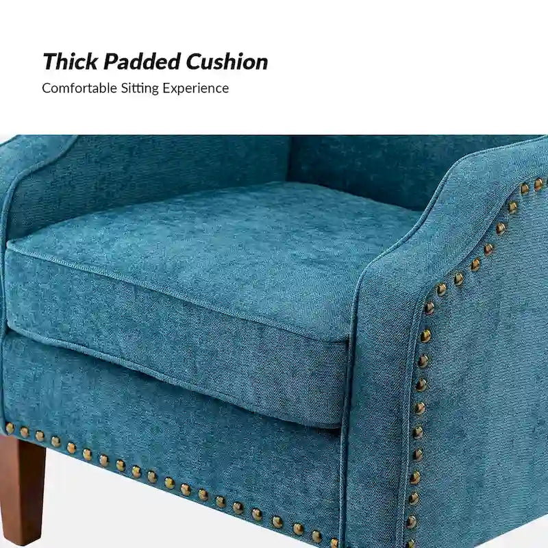 Set of 2 Lucretius Armchairs with Nailhead Trim by HULALA HOME 29