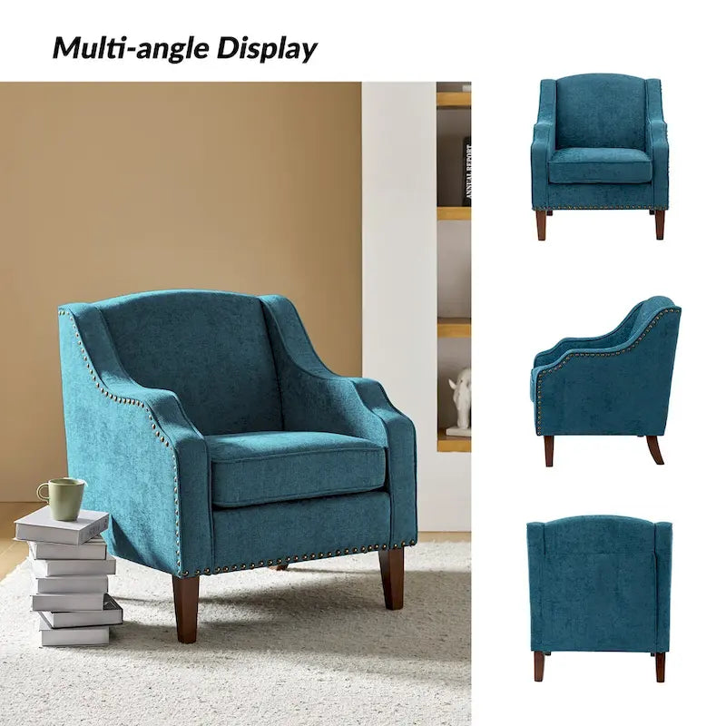 Set of 2 Lucretius Armchairs with Nailhead Trim by HULALA HOME 31