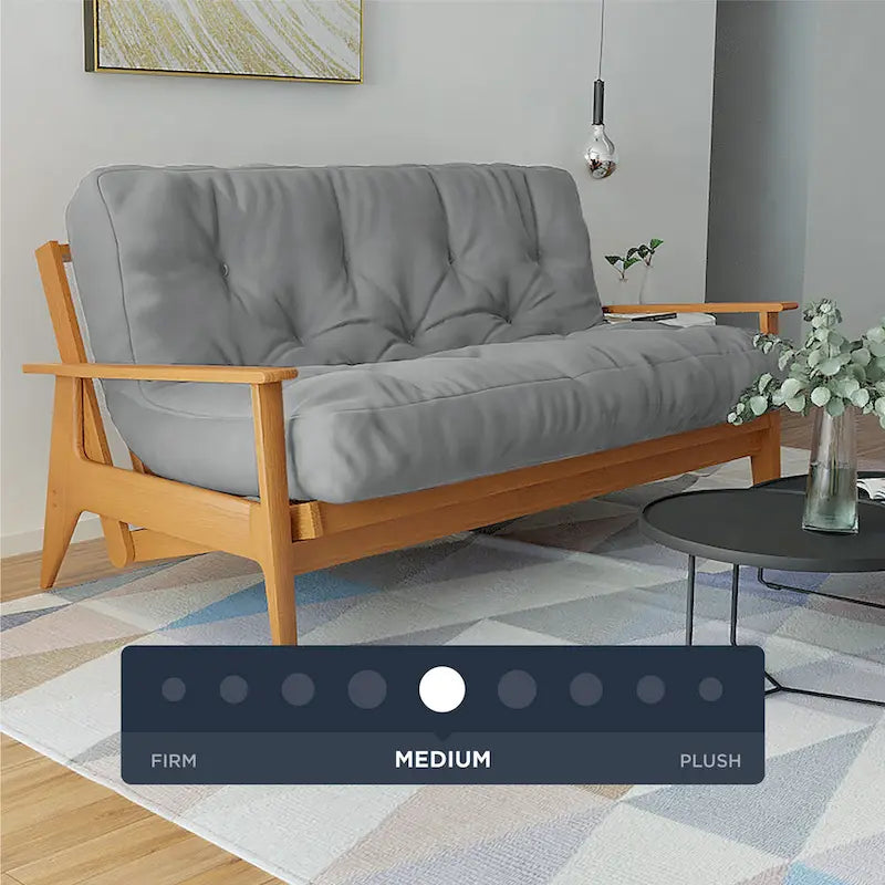 Loosh Home Twin Size Futon Mattress with 8-Inch Gel Memory Foam 6