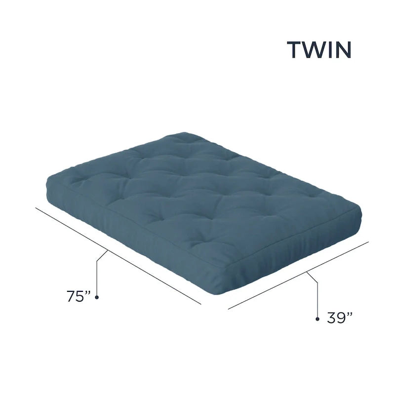 Loosh Home Twin Size Futon Mattress with 8-Inch Gel Memory Foam 10