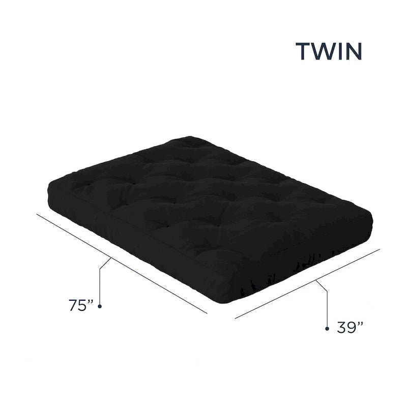 Loosh Home Twin Size Futon Mattress with 8-Inch Gel Memory Foam 15