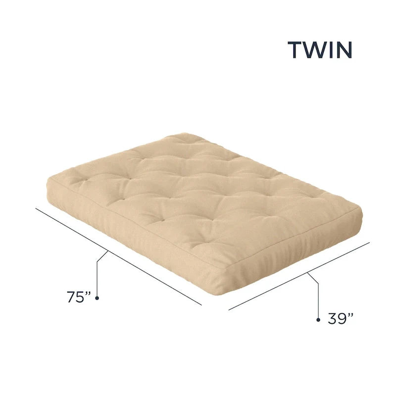 Loosh Home Twin Size Futon Mattress with 8-Inch Gel Memory Foam 20