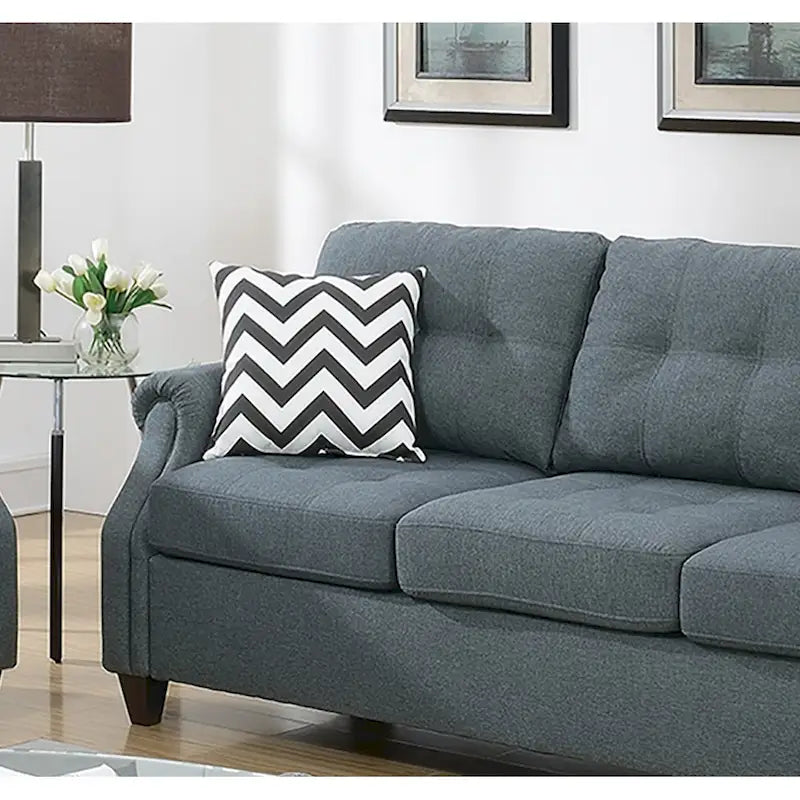 Two-Piece Sofa Set Featuring Decorative Accent Pillows 5