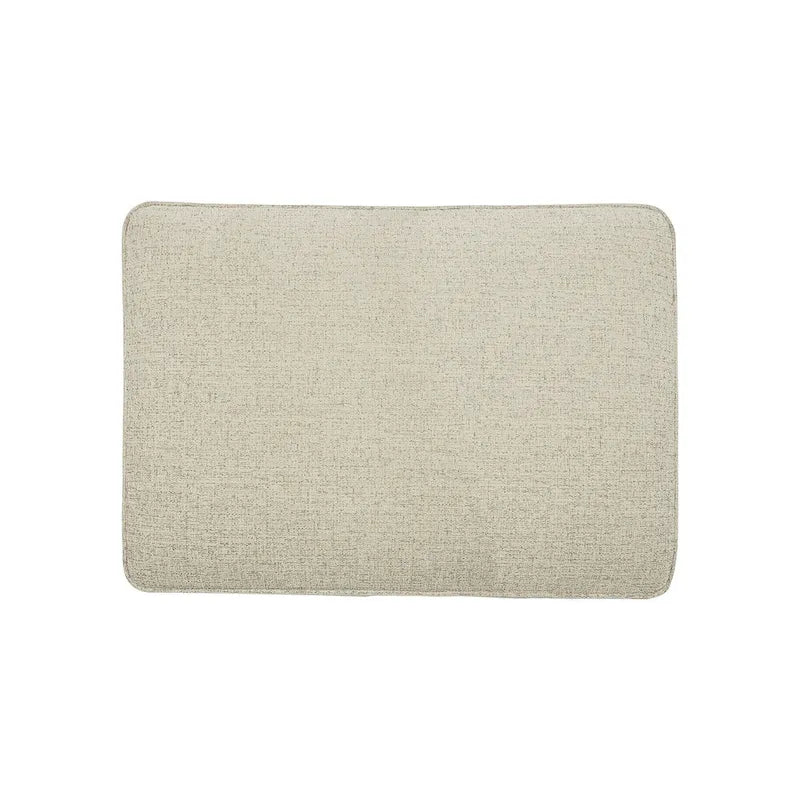 Oversized Upholstered Ottoman with Cushioned Top and Tapered Feet 10
