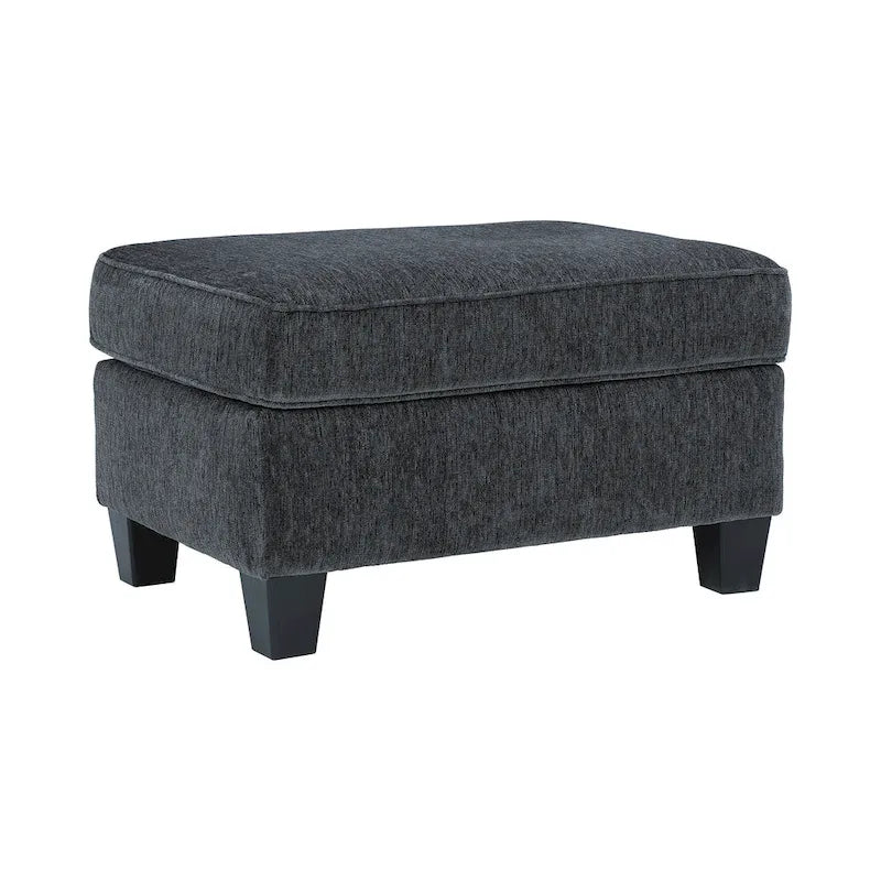 Oversized Upholstered Ottoman with Cushioned Top and Tapered Feet 12