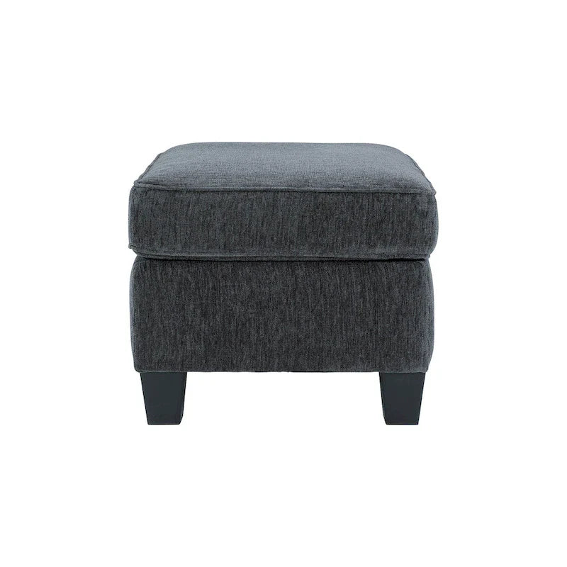 Oversized Upholstered Ottoman with Cushioned Top and Tapered Feet 14