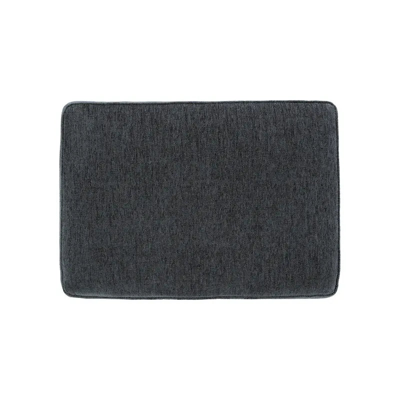 Oversized Upholstered Ottoman with Cushioned Top and Tapered Feet 15