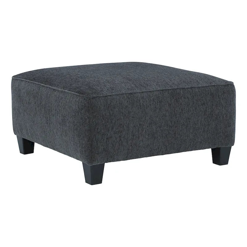 Oversized Upholstered Ottoman with Cushioned Top and Tapered Feet 18