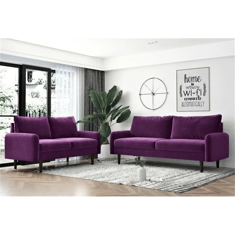 Greco 2-Piece Sofa and Chair Living Room Collection 8