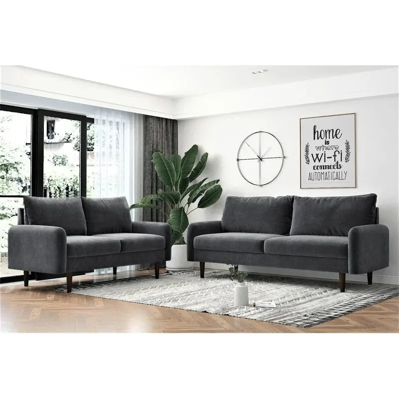 Greco 2-Piece Sofa and Chair Living Room Collection 12