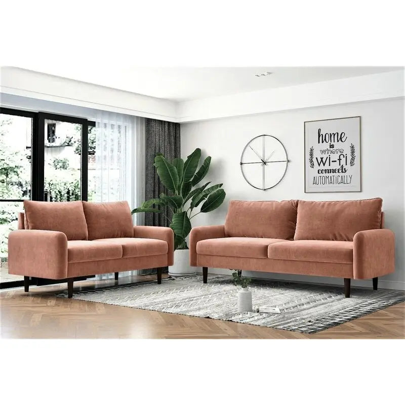 Greco 2-Piece Sofa and Chair Living Room Collection 13