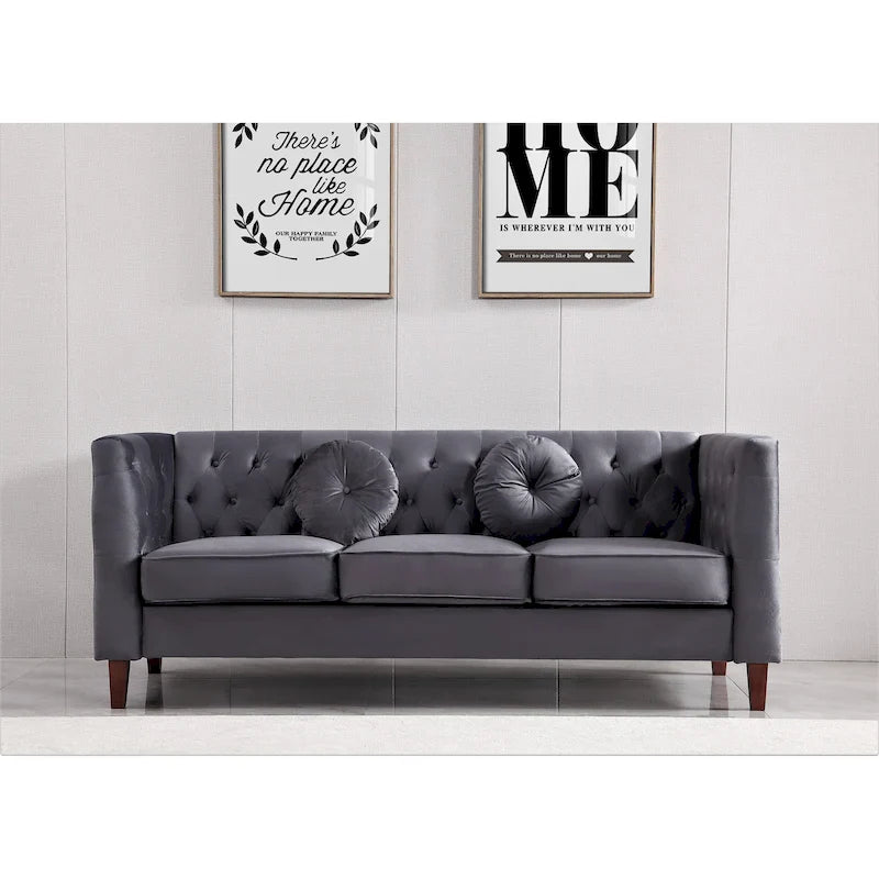 Fancher Kittleson Timeless Chesterfield Sofa 26