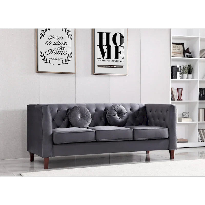 Fancher Kittleson Timeless Chesterfield Sofa 12