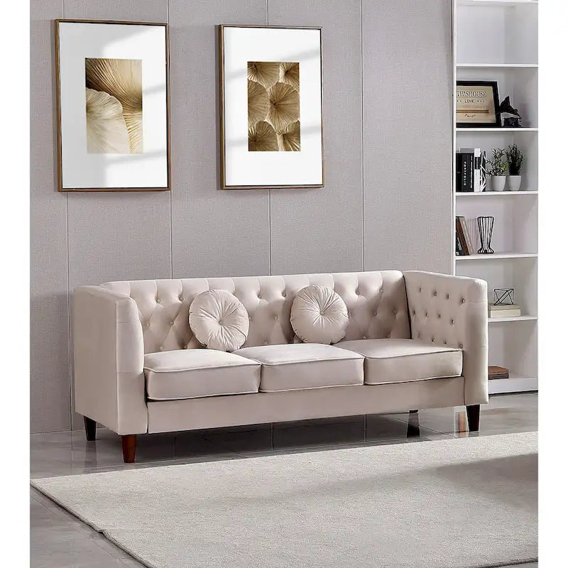 Fancher Kittleson Timeless Chesterfield Sofa 15