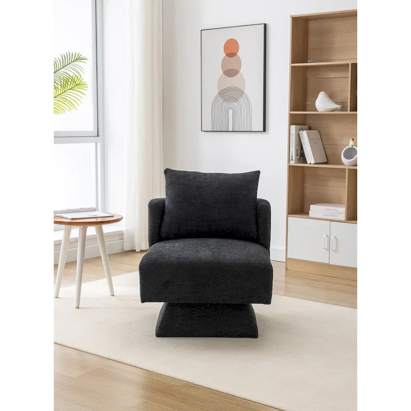 360-Degree Swivel Chenille Upholstered Accent Chairs for Living Room and Bedroom 36