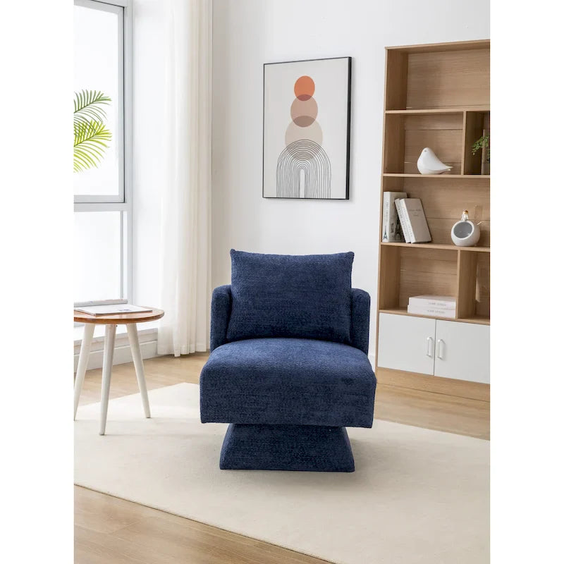 360-Degree Swivel Chenille Upholstered Accent Chairs for Living Room and Bedroom 37