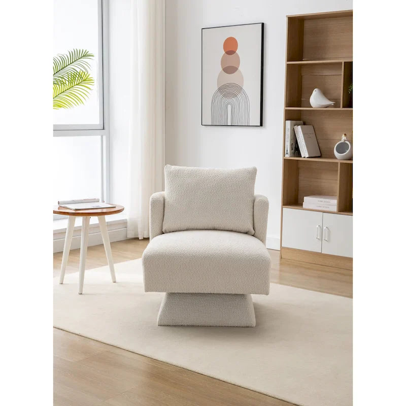 360-Degree Swivel Chenille Upholstered Accent Chairs for Living Room and Bedroom 40