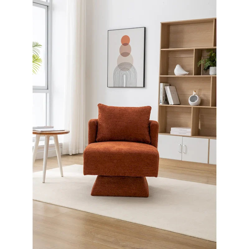 360-Degree Swivel Chenille Upholstered Accent Chairs for Living Room and Bedroom 41