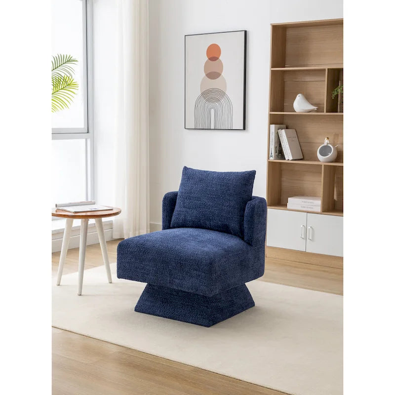 360-Degree Swivel Chenille Upholstered Accent Chairs for Living Room and Bedroom 3