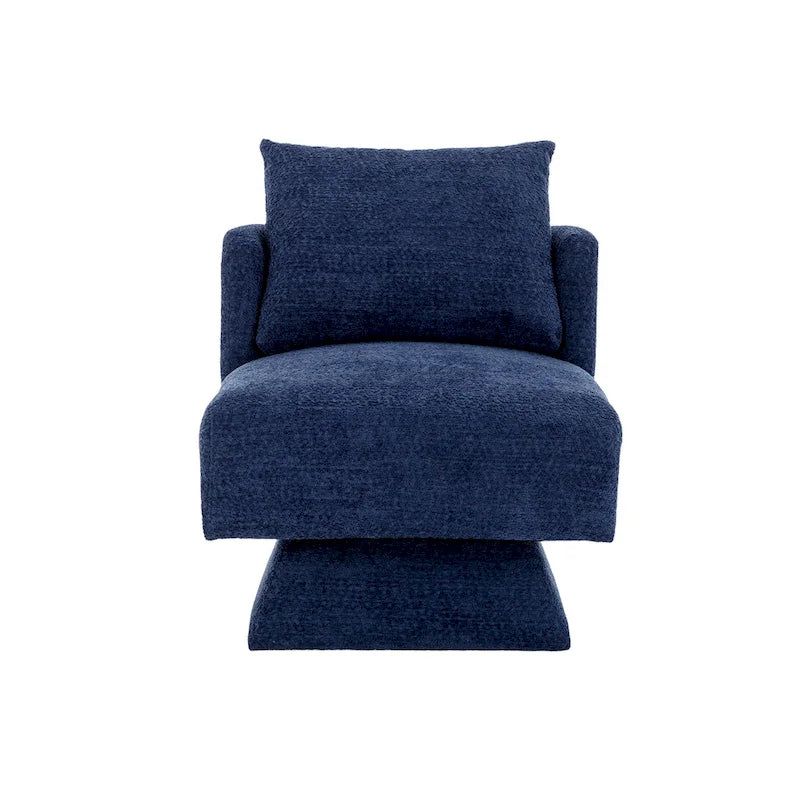 360-Degree Swivel Chenille Upholstered Accent Chairs for Living Room and Bedroom 4