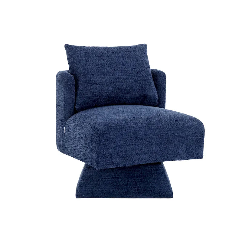 360-Degree Swivel Chenille Upholstered Accent Chairs for Living Room and Bedroom 7