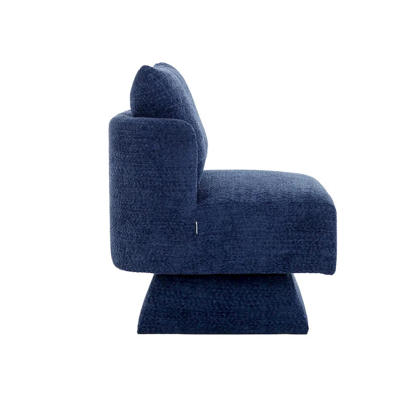 360-Degree Swivel Chenille Upholstered Accent Chairs for Living Room and Bedroom 8